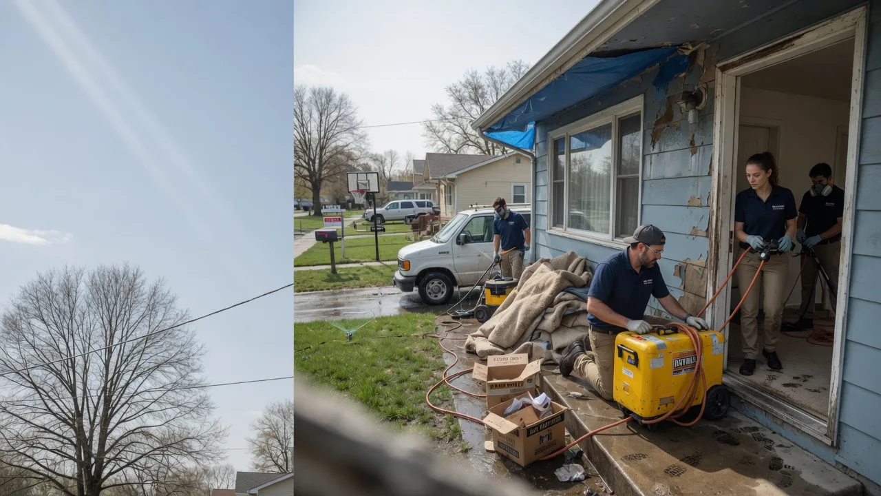 Basement Flood Cleanup in Mesa, WA near me